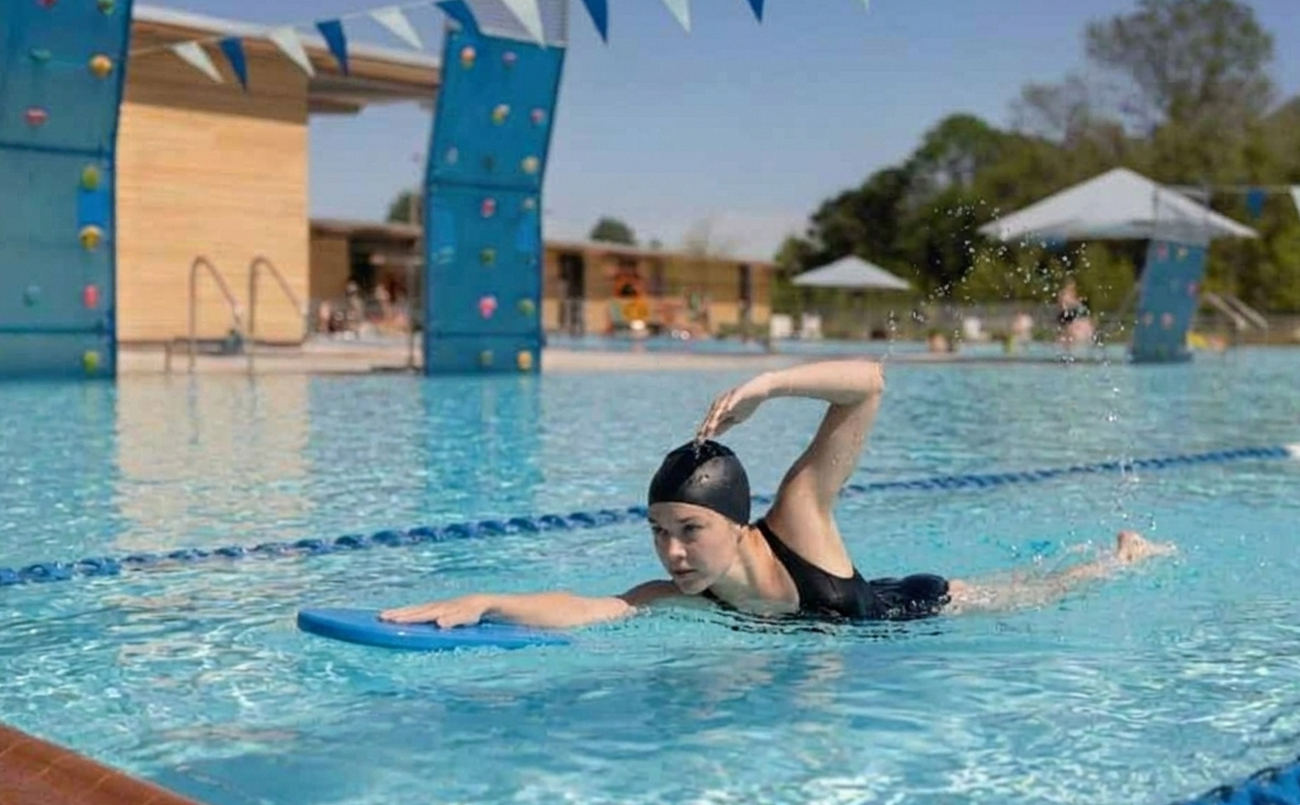 “TAG swim drill demonstration for freestyle stroke”