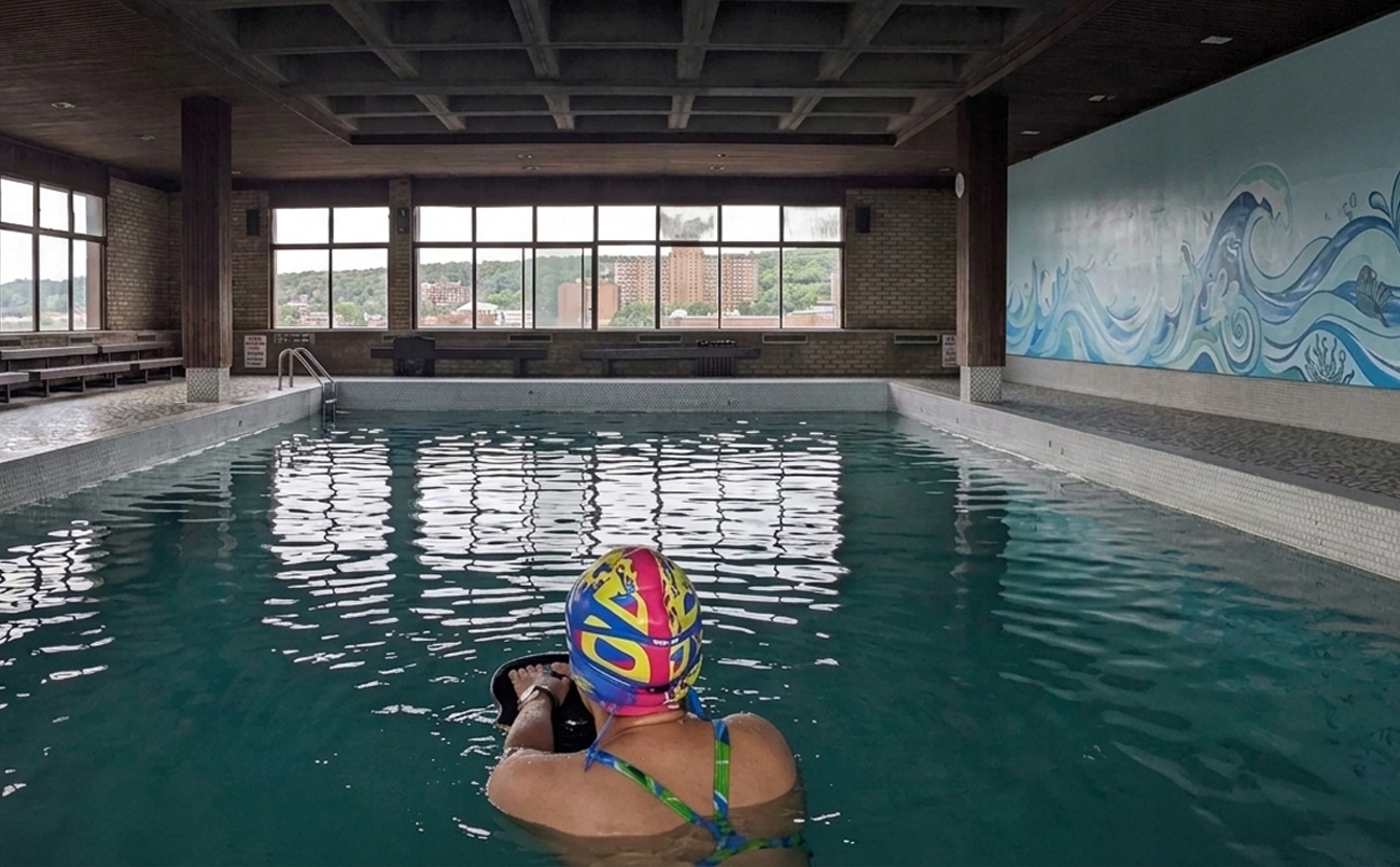 “Adult beginner freestyle swim lesson in Halifax”